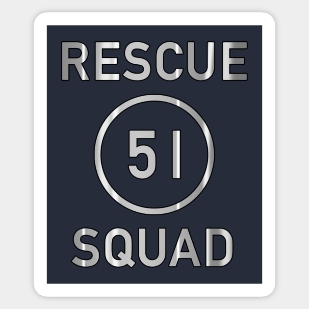 Rescue 51 Sticker by Vandalay Industries